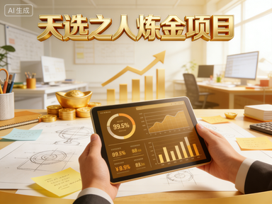 天选之人炼金项目,一个作品从零打造爆款,吸粉变现收益可观