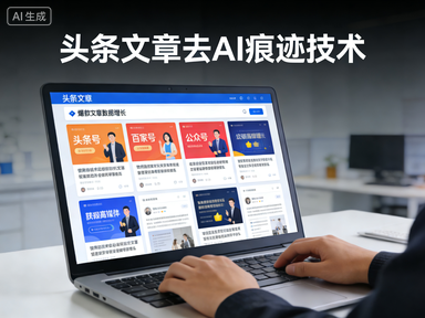 头条文章去AI痕迹技术，助力写出爆款文章，自媒体领域AI写作技术