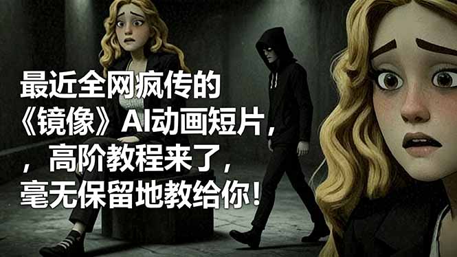 <span style='color:#ff0000'>最近全网疯传的《镜像》AI动画短片，高阶教程来了，毫无保留地教给你</span>