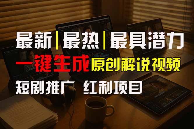 <span style='color:#a100e0'>短剧推广新思路，AI一键生成原创解说视频，10分钟产出100条，30天赚了</span>