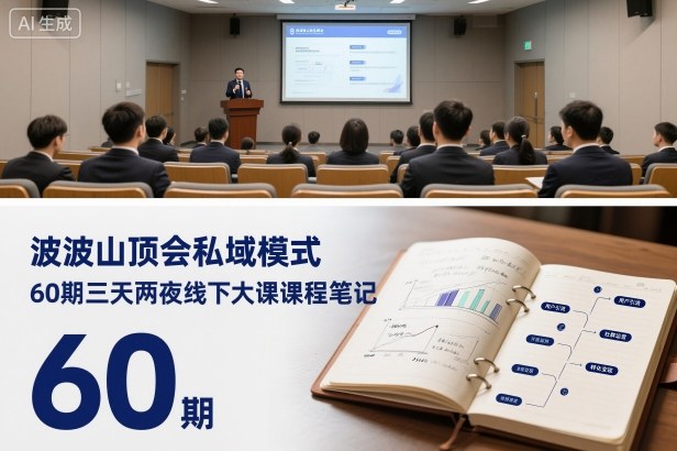 波波山顶会私域模式60期三天两夜线下大课课程笔记(文档) 波波山顶会私域模式60期三天两夜线下大课课程笔记(文档)