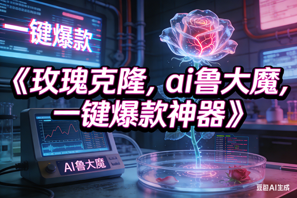 AI辅助内容创作工具使用指南:从玫瑰克隆到爆款生成的操作解析