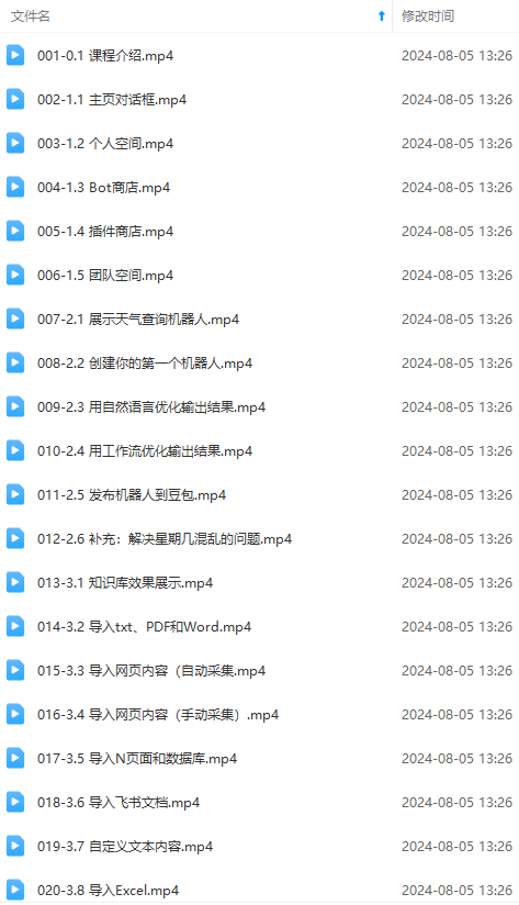 （11990期）Coze-0基础开发 Agent智能体教程：不需要懂编程，做属于自己的对话机器人（2）