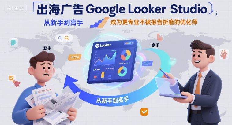 出海广告Google Looker Studio从新手到高手，成为更专业不被报告折磨的优化师 - 猎人社区-猎人社区