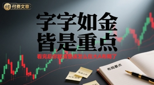 付费文章：字字如金 皆是重点， 看完后 你就清楚该怎么在大A布局了 - 猎人社区-猎人社区