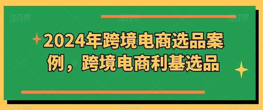 2024年跨境电商选品案例，跨境电商利基选品（更新11月） - 猎人社区-猎人社区