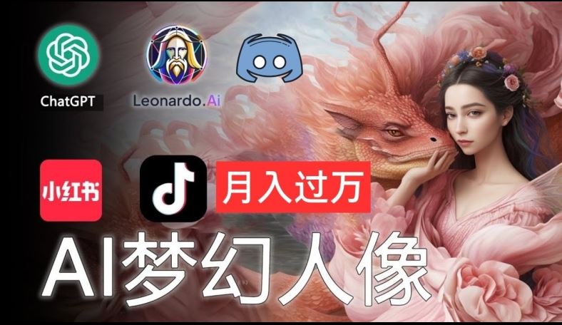 AI摄影梦幻人像：零基础也能月入过万的秘密【揭秘】 - 猎人社区-猎人社区