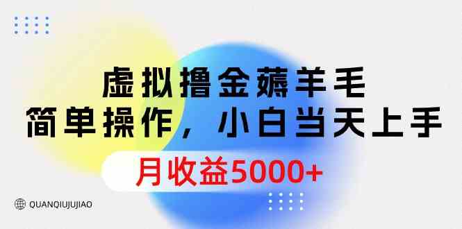 虚拟撸金薅羊毛，简单操作，小白当天上手，月收益5000+ - 猎人社区-猎人社区