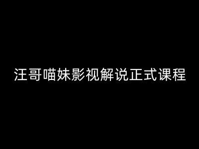 汪哥影视解说正式课程：剪映/PR教学/视解说剪辑5大黄金法则/全流程剪辑7把利器等等 - 猎人社区-猎人社区