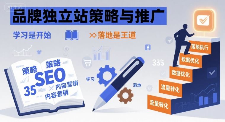品牌独立站策略与推广，学习是开始，落地是王道 - 猎人社区-猎人社区