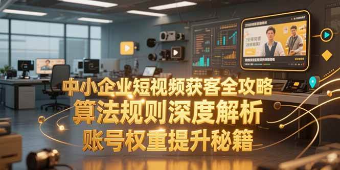 中小企业短视频获客全攻略，算法规则深度解析，账号权重提升秘籍 - 猎人社区-猎人社区