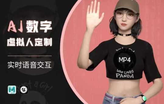 Ai数字人虚拟(智能体)实时语音交互特训营，自行定制超写实角色AI数字人交互技术 - 猎人社区-猎人社区