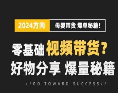 短视频母婴赛道实操流量训练营，零基础视频带货，好物分享，爆量秘籍 - 猎人社区-猎人社区