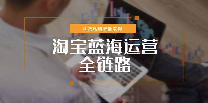 淘宝蓝海运营全链路，从选品到流量变现，小类目突围完整方案 - 猎人社区-猎人社区