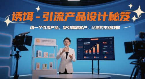 诱饵-引流产品设计秘笈，用一个引流产品，吸引精准客户，让他们主动找你 - 猎人社区-猎人社区