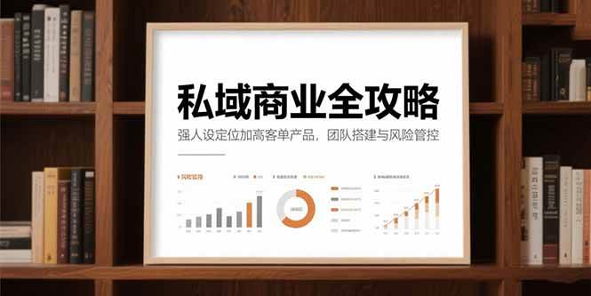 私域商业全攻略，强人设定位加高客单产品，团队搭建与风险管控 - 猎人社区-猎人社区