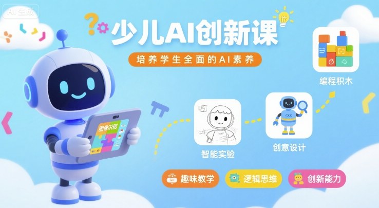 少儿AI创新课，培养学生全面的AI素养 - 猎人社区-猎人社区