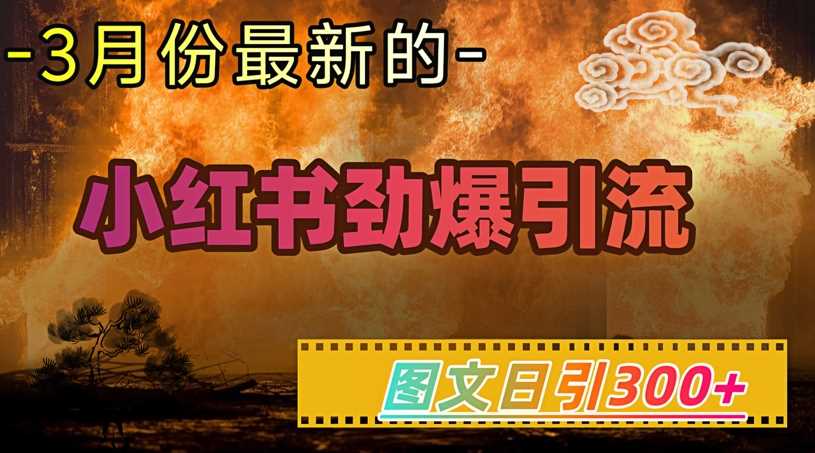 小红书超劲爆引流手段，图文日引300+轻松变现1W - 猎人社区-猎人社区