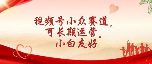 视频号小众赛道，可长期运营，小白友好【揭秘】-猎人社区