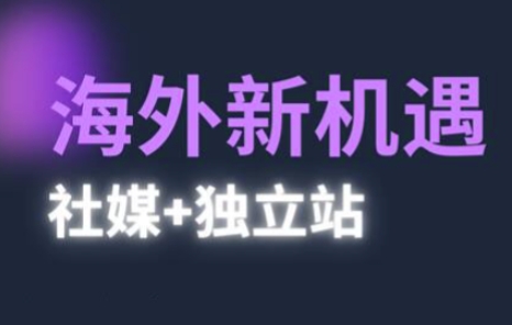 2025出海新机遇(社媒+独立站)，海外新机遇，实现独立站的高效运营与出海 - 猎人社区-猎人社区