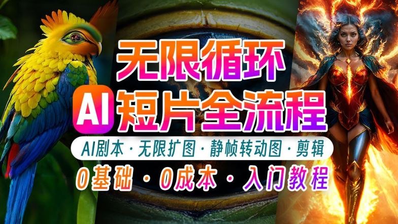 AI剪辑无限循环画面：新手轻松月入上万的秘技【揭秘】 - 猎人社区-猎人社区