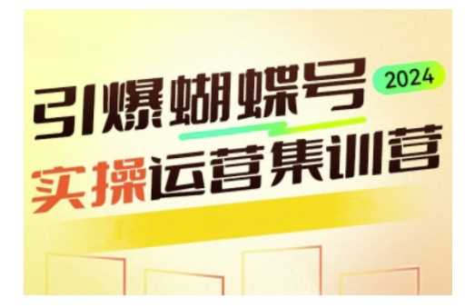 引爆蝴蝶号实操运营，助力你深度掌握蝴蝶号运营，实现高效实操，开启流量变现之路 - 猎人社区-猎人社区
