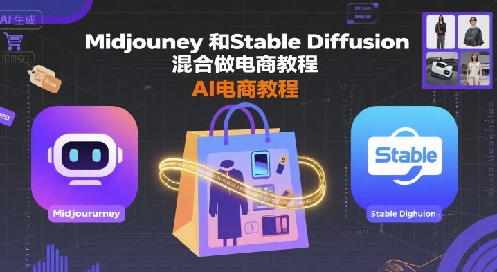 Midjourney和Stable Diffusion混合做电商教程-ai电商教程 - 猎人社区-猎人社区