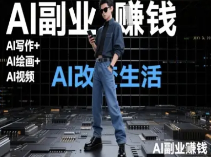 AI改变生活（Ai写作+AI绘画+Ai视频），AI副业挣钱 - 猎人社区-猎人社区