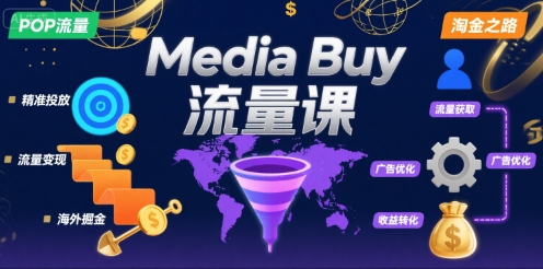 Media Buy之POP流量课，带你开启海外Media Buy淘金之路 - 猎人社区-猎人社区