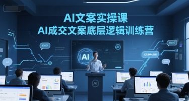 AI文案实操课，AI成交文案底层逻辑训练营 - 猎人社区-猎人社区