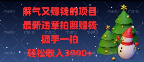 解气又挣钱的项目，最新违章拍照挣钱，随手一拍，轻松收入多张【揭秘】 - 猎人社区-猎人社区