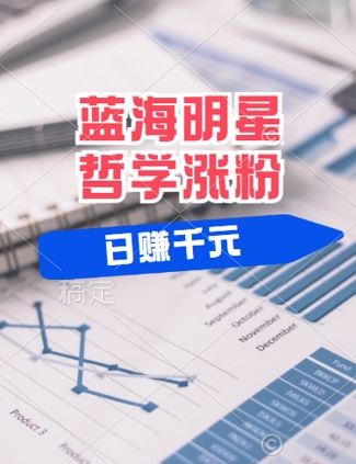 蓝海赛道明星哲学：小白逆袭日入几张，平台分成秘籍，轻松涨粉【揭秘】 - 猎人社区-猎人社区