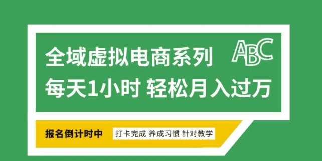 全域虚拟电商变现系列，通过平台出售虚拟电商产品从而获利 - 猎人社区-猎人社区