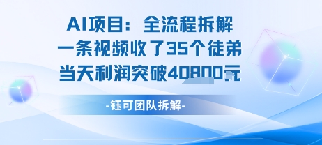 AI收徒变现闭环：一条视频收35人，日入1k+(附完整SOP) - 猎人社区-猎人社区