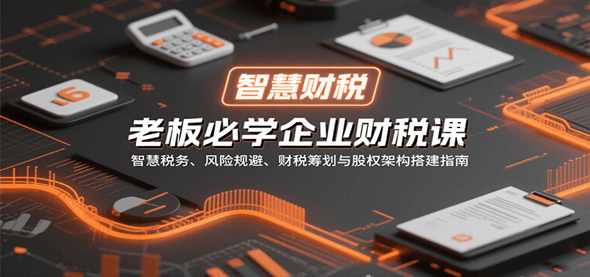 老板必学企业财税课：智慧税务、风险规避、财税筹划与股权架构搭建指南 - 猎人社区-猎人社区