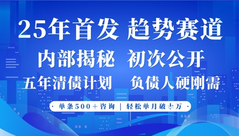 2025年首次公开，真正的事业型赛道，客咨不断，单月轻松破W - 猎人社区-猎人社区