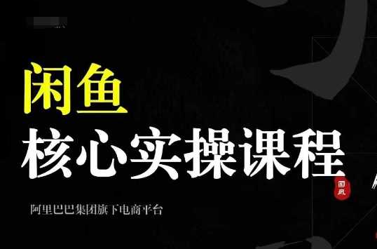 2024闲鱼核心实操课程，从养号、选品、发布、销售，教你做一个出单的闲鱼号 - 猎人社区-猎人社区