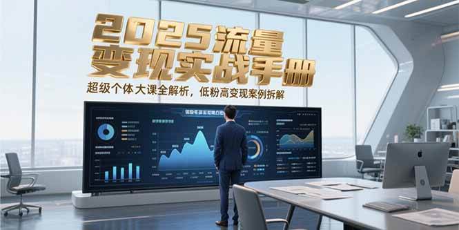 2025流量变现实战手册，超级个体大课全解析，低粉高变现案例拆解 - 猎人社区-猎人社区