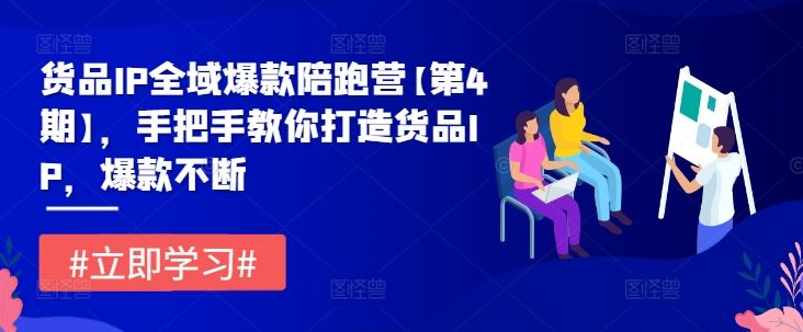 货品IP全域爆款陪跑营【第4期】，手把手教你打造货品IP，爆款不断 - 猎人社区-猎人社区