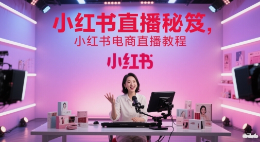 小红书直播秘笈，小红书电商直播教程 - 猎人社区-猎人社区
