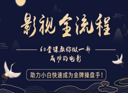 【影视全流程】教你做一部成功的电影，助力小白快速成为金牌操盘手-猎人社区