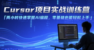 Cursor项目实战训练营，两小时快速掌握AI编程，零基础也能轻松上手 - 猎人社区-猎人社区