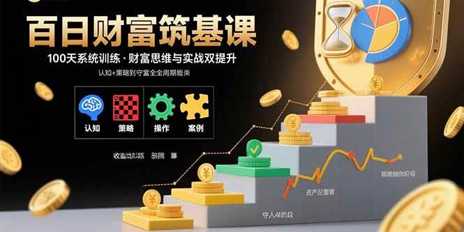 百日财富筑基课：认知+策略+实操+案例拆解 实现从创富到守富全周期能力 - 猎人社区-猎人社区