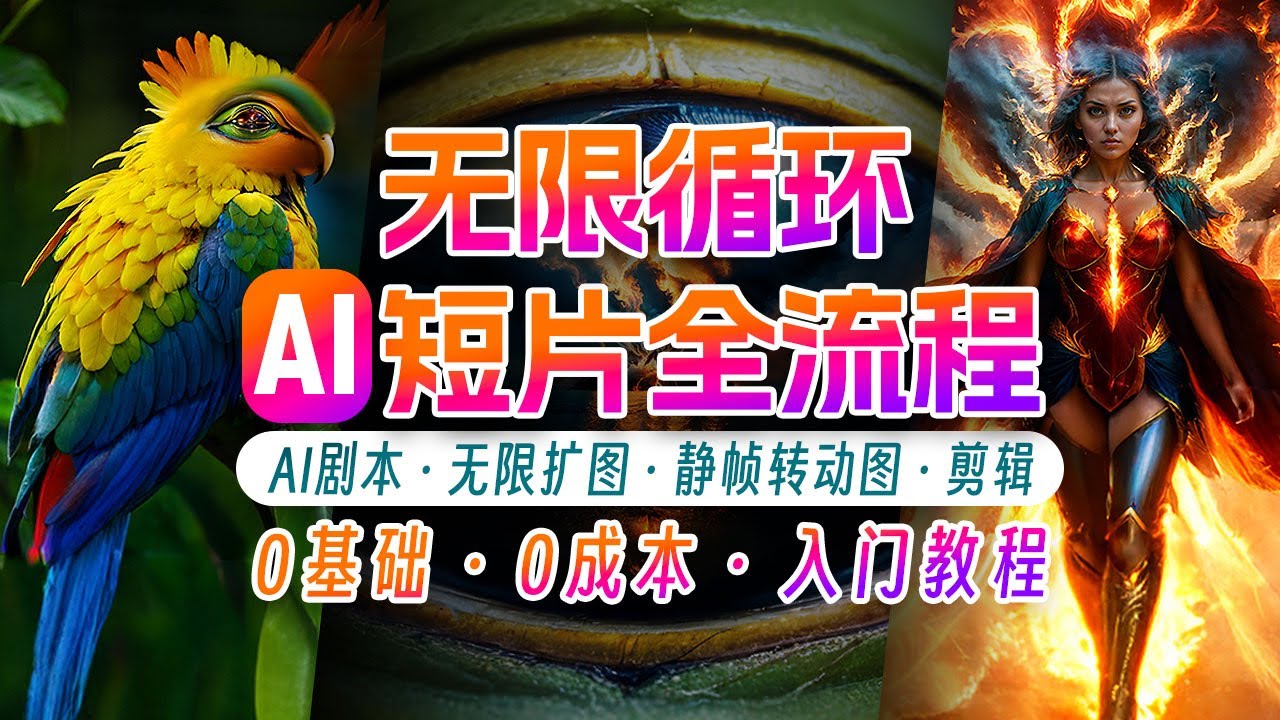 AI剪辑无限循环画面：新手轻松月入上万 - 猎人社区-猎人社区
