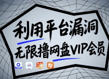 利用平台漏洞，无限撸网盘VIP会员，用户亲测有效!【漏洞原理+操作演示】-猎人社区
