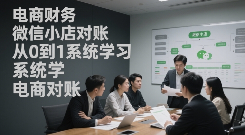 电商财务微信小店对账，从0到1系统学习电商对账 - 猎人社区-猎人社区