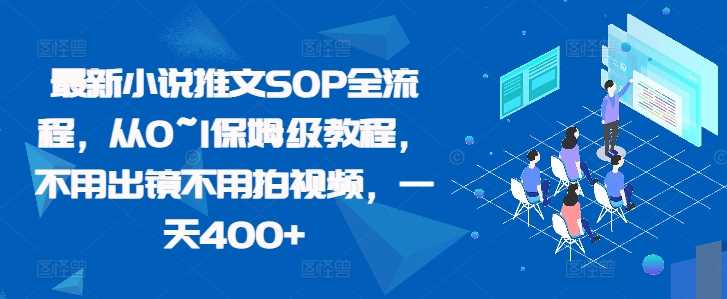 最新小说推文SOP全流程，从0~1保姆级教程，不用出镜不用拍视频，一天400+ - 猎人社区-猎人社区