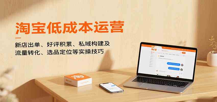 淘宝低成本运营，新店出单、好评积累、私域构建及流量转化、选品定位等实操技巧 - 猎人社区-猎人社区