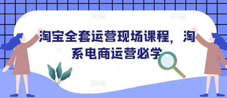 淘宝全套运营现场课程，淘系电商运营必学 - 猎人社区-猎人社区