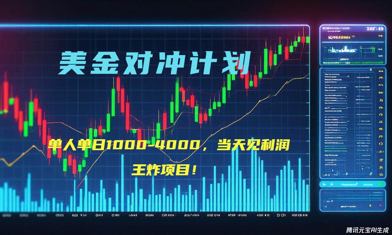 2025年最暴力项目“美金先登计划”最新最强对冲战法，每日实际收益1K-4K - 猎人社区-猎人社区